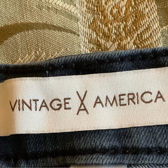 VINTAGE AMERICA. Wonderland Skinny Ankle. Faded blue washed jeans. Size … - Picture 12 of 12